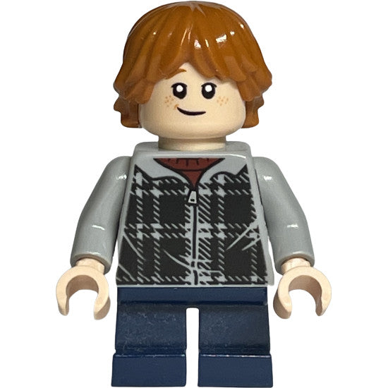 Minifig hp154 - Ron Weasley - Plaid Hoodie