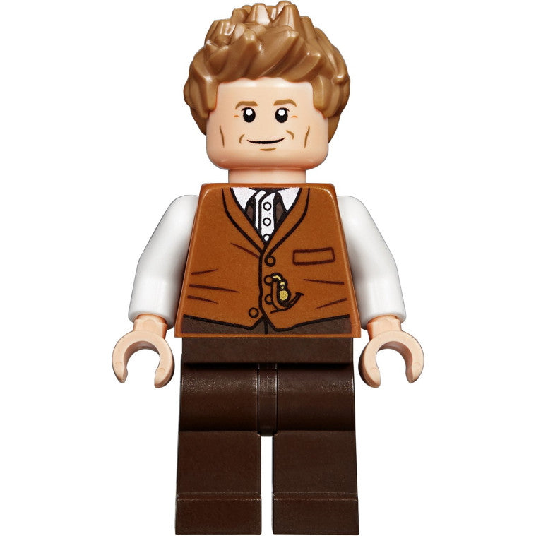 Minifig hp165 - Newt Scamander - Dark Orange Vest