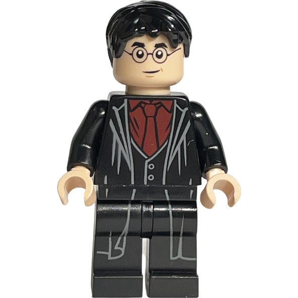 Minifig hp232 - Harry Potter - Dark Red Shirt and Tie, Black Robe