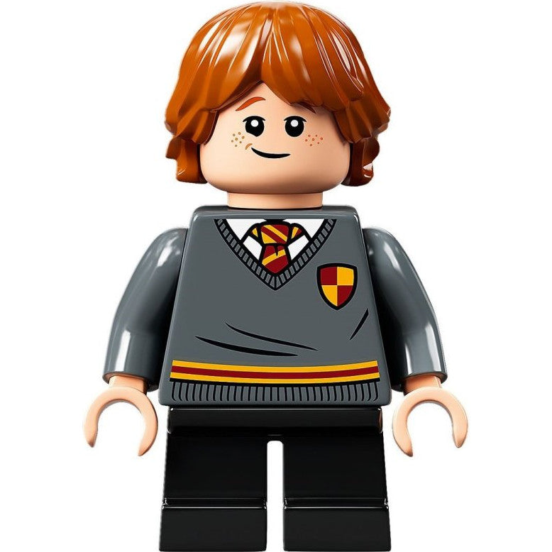 Minifig hp273 - Ron Weasley - Gryffindor Sweater with Crest, Black Short Legs