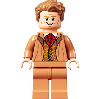Minifig hp309 - Professor Gilderoy Lockhart - Nougat Torso and Legs