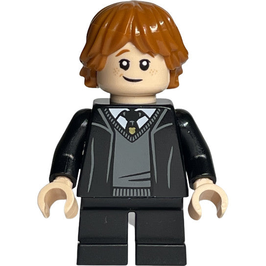 Minifig hp319 - Ron Weasley - Hogwarts Robe, Black Tie