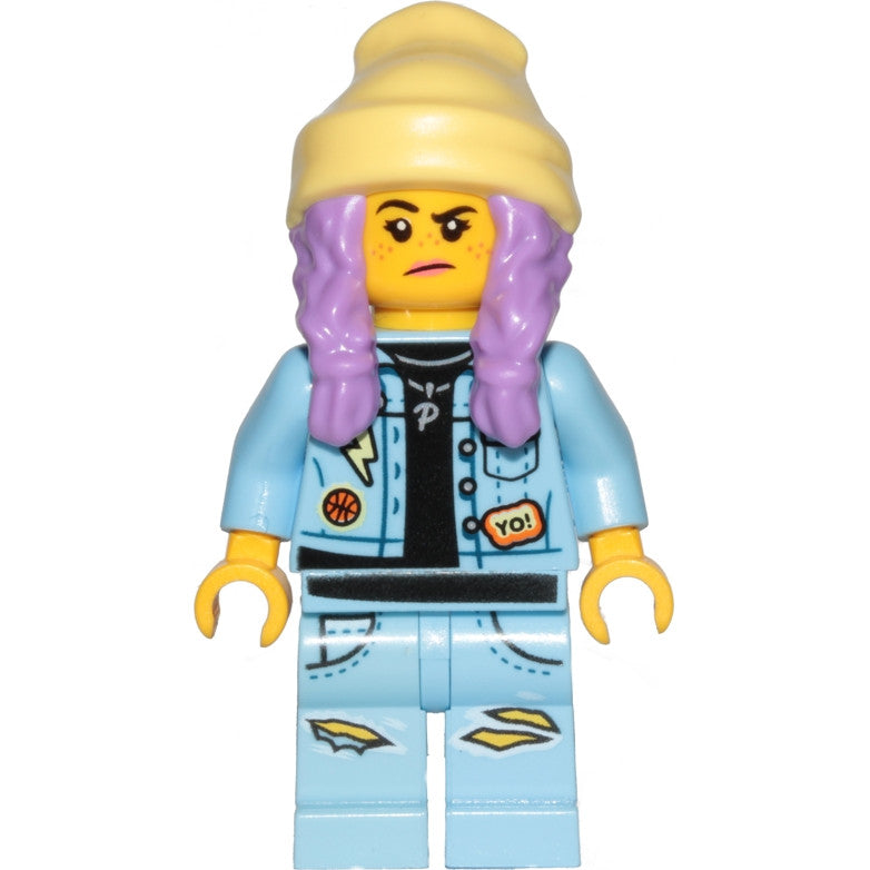 Minifig hs011 - Parker L. Jackson - Denim Jacket with Beanie (Smile / Grumpy)