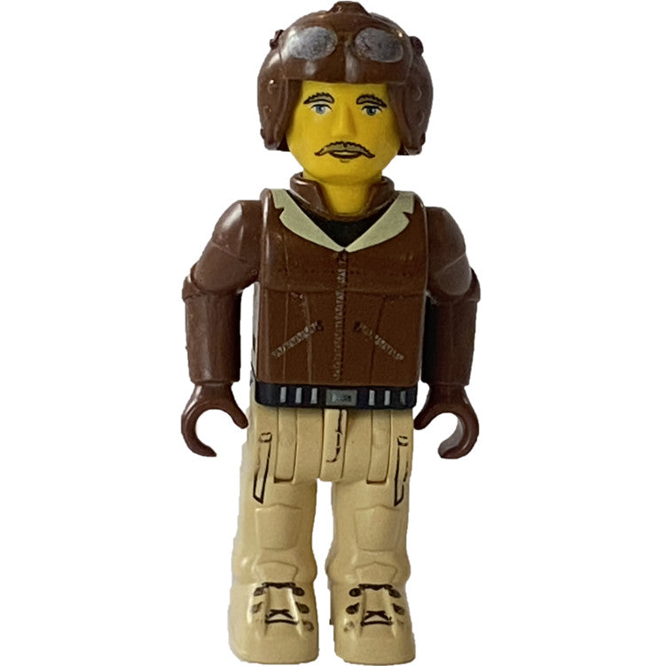 Minifig js008 - Aviator, Tan Pants and Brown Jacket