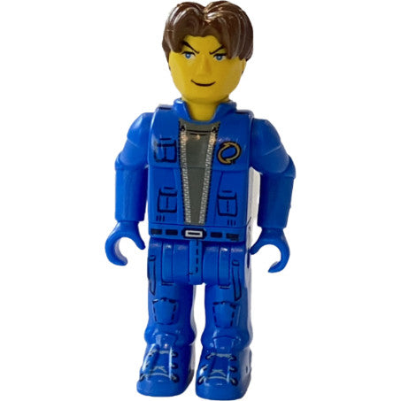 Minifig js026 - Jack Stone - Blue Jacket, Blue Pants