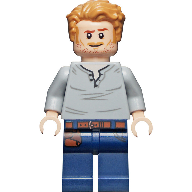 Minifig jw048 - Owen Grady - Open Neck Shirt