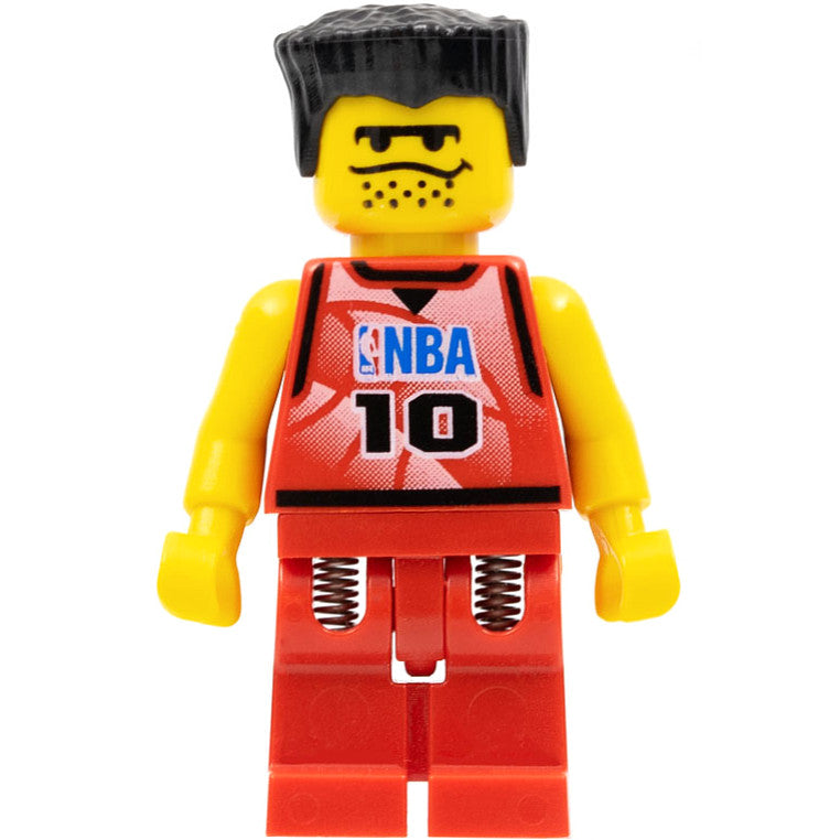 Minifig nba045 - NBA Player, Number 10 with Red Legs