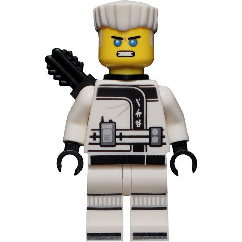 Minifig njo0319 - Zane - The LEGO Ninjago Movie, Hair, Quiver