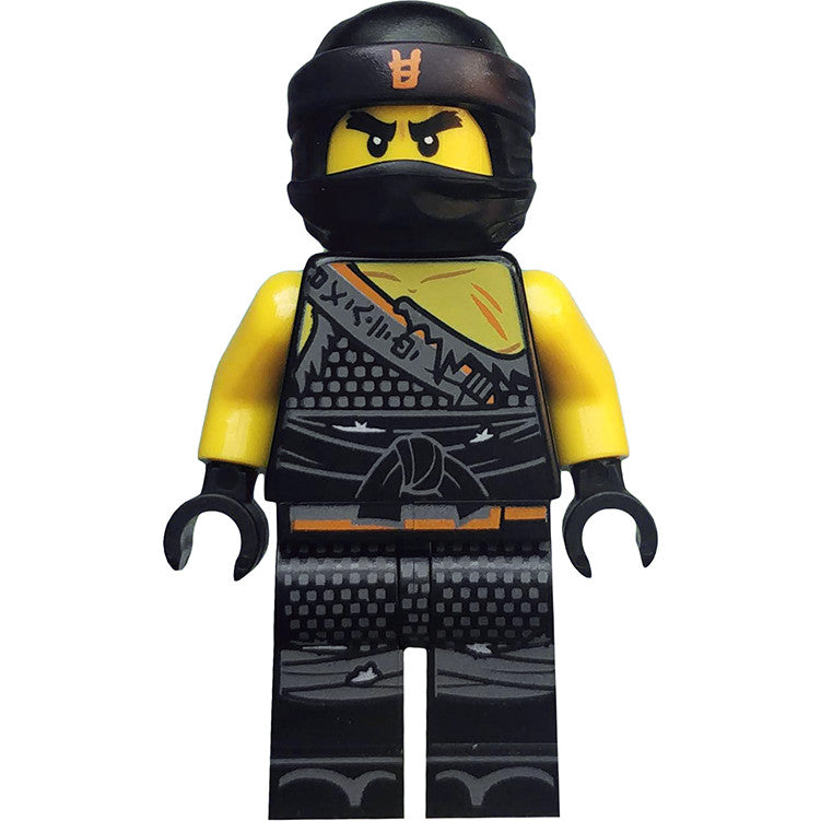 Minifig njo0460 - Cole - Hunted, Orange Asian Symbol on Bandana