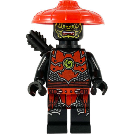 Minifig njo0580 - Stone Army Scout, Yellow Face, Black Quiver
