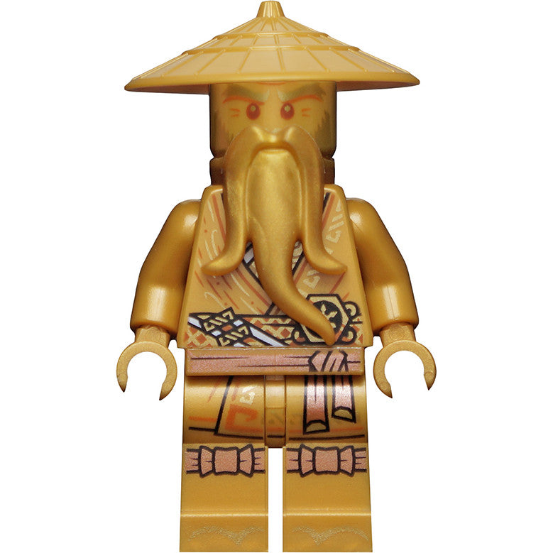 Minifig njo0658 - Wu Sensei - 10th Anniversary Golden Ninja