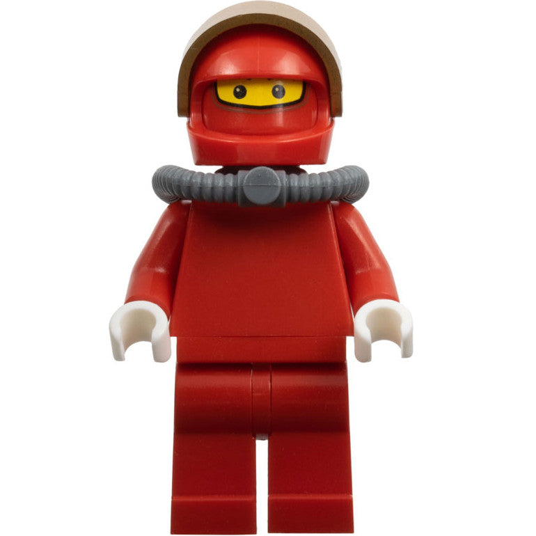 Minifig rac046 - F1 Ferrari Pit Crew Member with Scuba Tank - without Torso Stickers