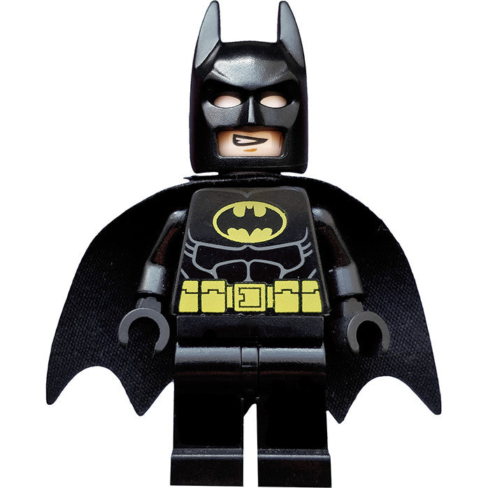 Minifig sh0016a - Batman - Black Suit with Yellow Belt and Crest (Type 2 Cowl)