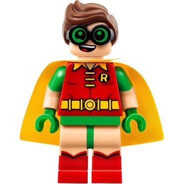 Minifig sh0315 - Robin - Green Glasses, Smile / Scared Pattern