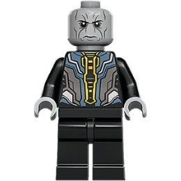 Minifig sh0827 - Ebony Maw - Light Bluish Gray Head