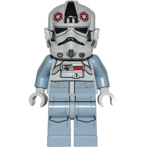 Minifig sw0581 - AT-AT Driver - Dark Red Imperial Logo, Grimacing