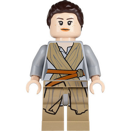 Minifig sw0677 - Rey - Dark Tan Tied Robe