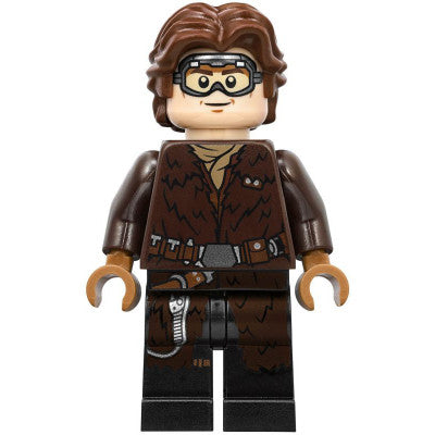 Minifig sw0949 - Han Solo - Fur Coat and Goggles