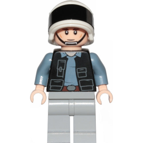 Minifig sw0995 - Rebel Fleet Trooper - Vest with Pockets, Light Nougat Neck