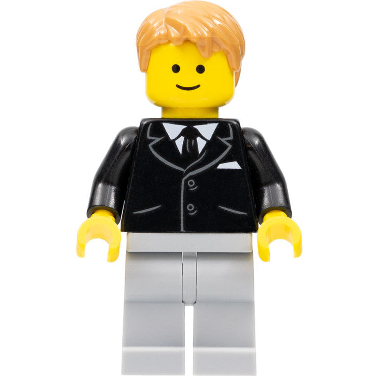 Minifig twn252a - Bank Secretary - Suit with Pockets