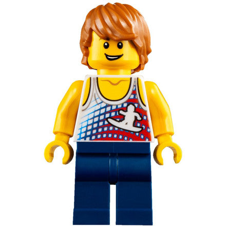 Minifig twn314 - Surfer, Male
